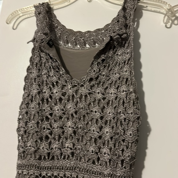 Silver dress and white and black striped - Picture 5 of 6